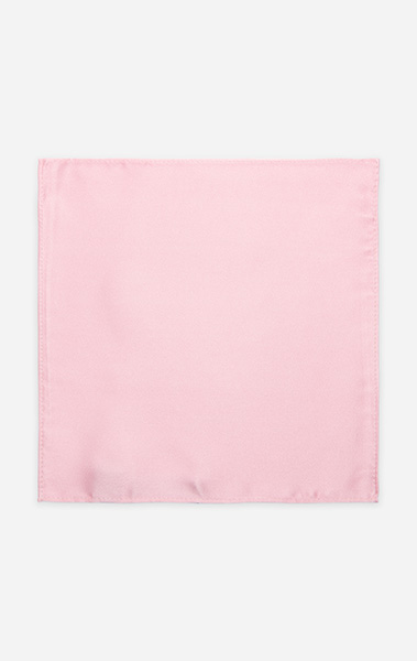 Pink Silk Pocket Square